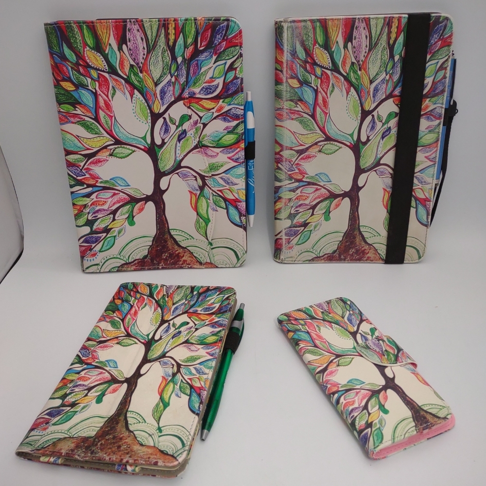 Multicolored Tree And Leaves IPad & E Readers Case Covers - Fintie - Lot of 4
